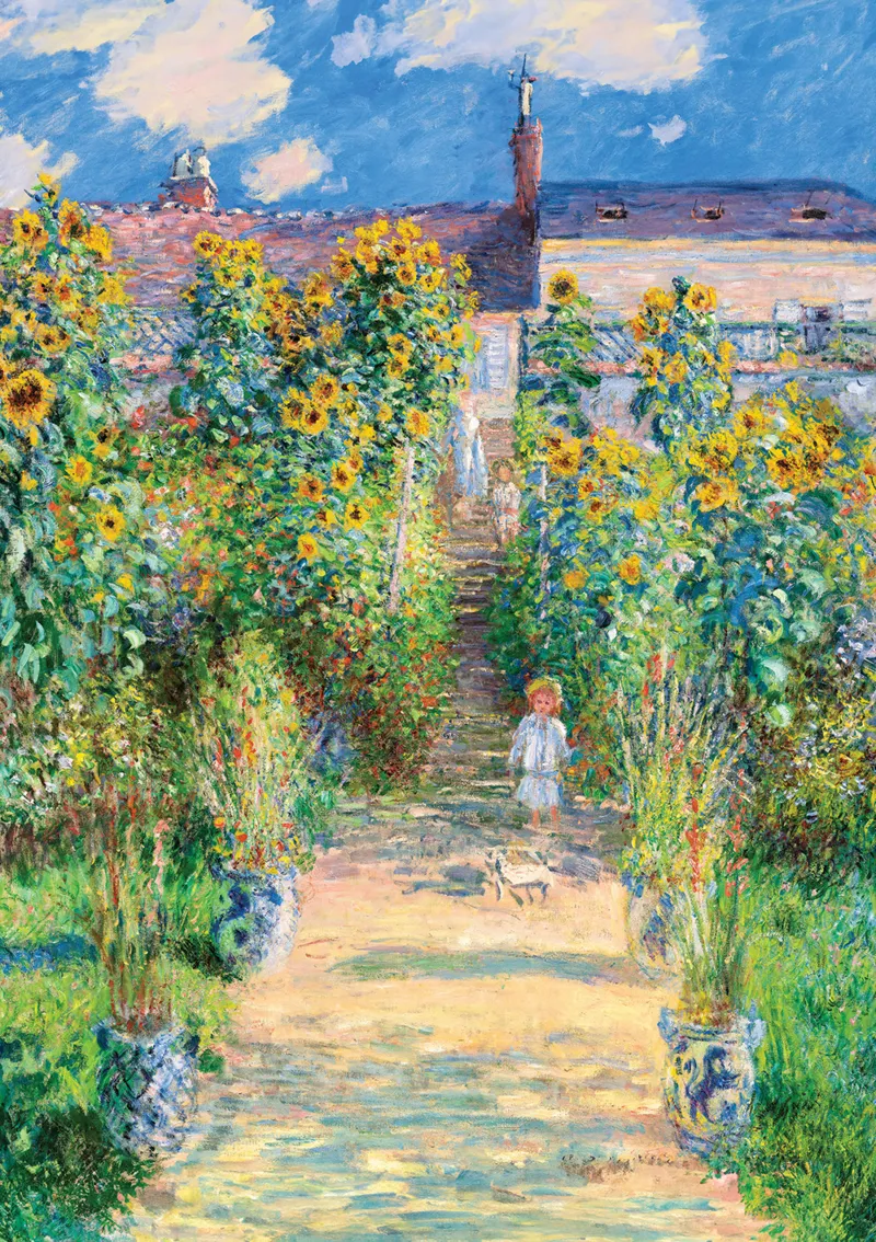 Claude Monet, Der Monet Garten in Vétheuil, 1881