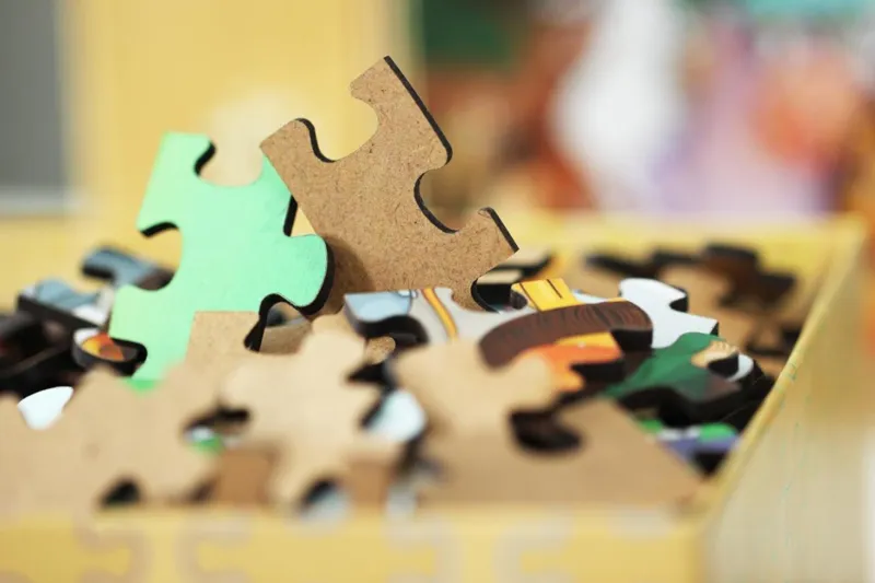 Wooden Puzzle - Schneller Hund