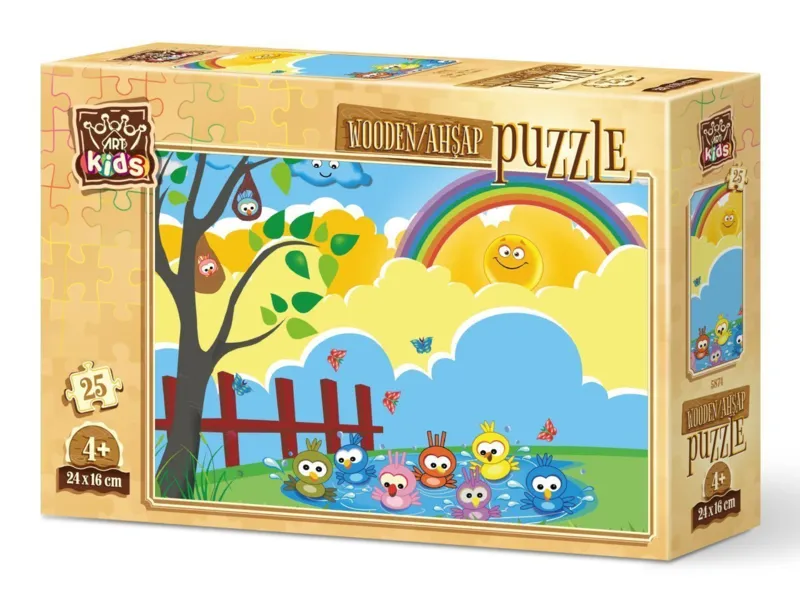 Wooden Puzzle - Bathing Time
