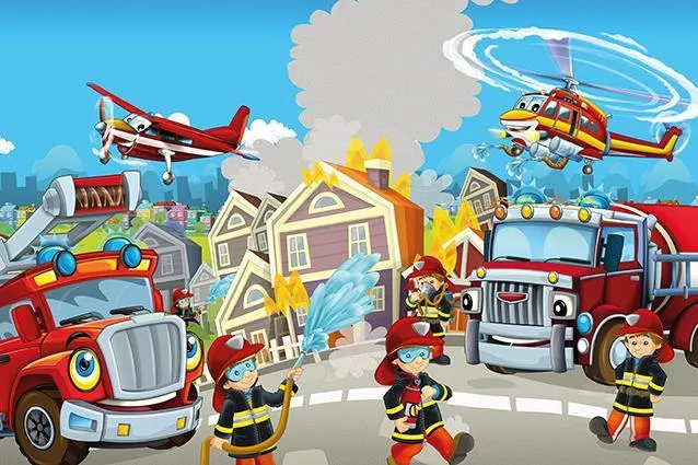 Wooden Puzzle - Hero Firefighters
