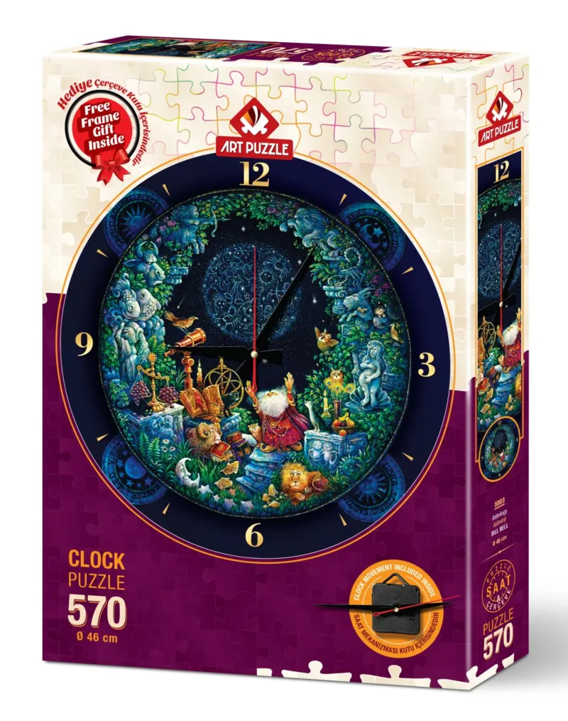 Puzzle-Uhr - Astrologie