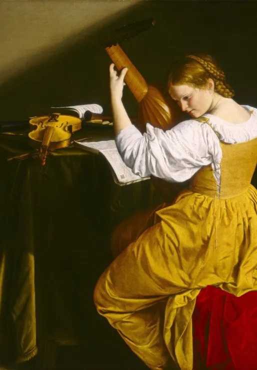 Orazio Gentileschi: The Lute Player, 1612/1620