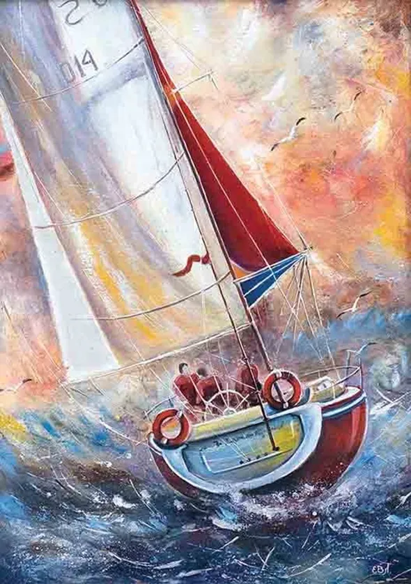 Three Seamen on a Boat