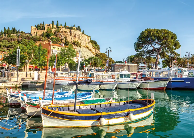 Französische Regionen - Hafen von Cassis