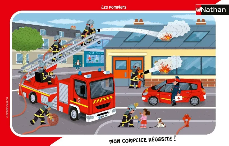 Rahmenpuzzle - Feuerwehrleute