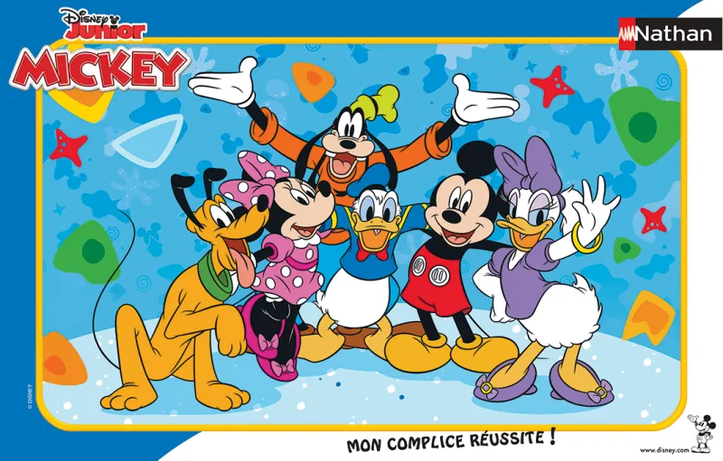 Rahmenpuzzle - Mickys Freunde