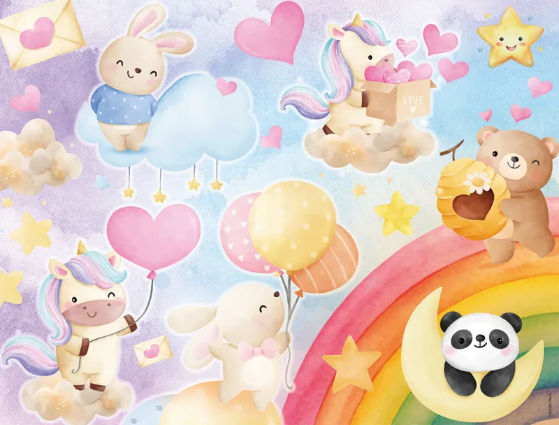 Regenbogen der Tiere