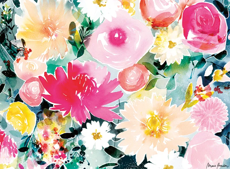 Dahlien und Rosen / Marie Boudon (Kollektion Carte blanche)