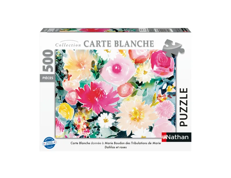 Dahlien und Rosen / Marie Boudon (Kollektion Carte blanche)