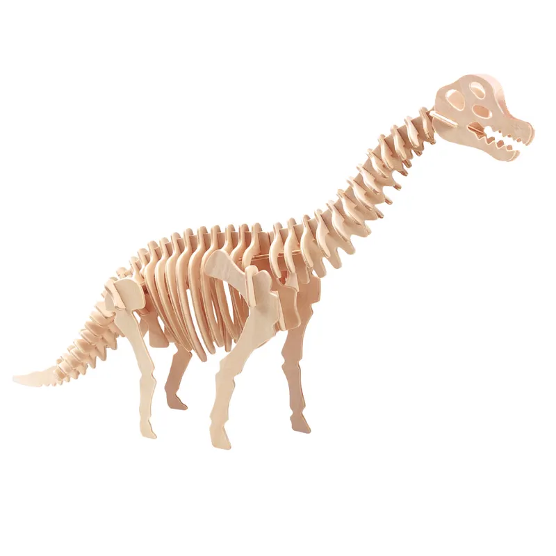 3D Puzzle aus Holz - Brachiosaurus
