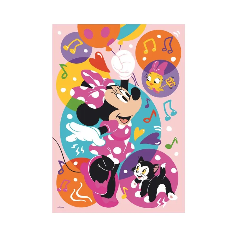 XXL Teile - Neon Puzzle - Minnie