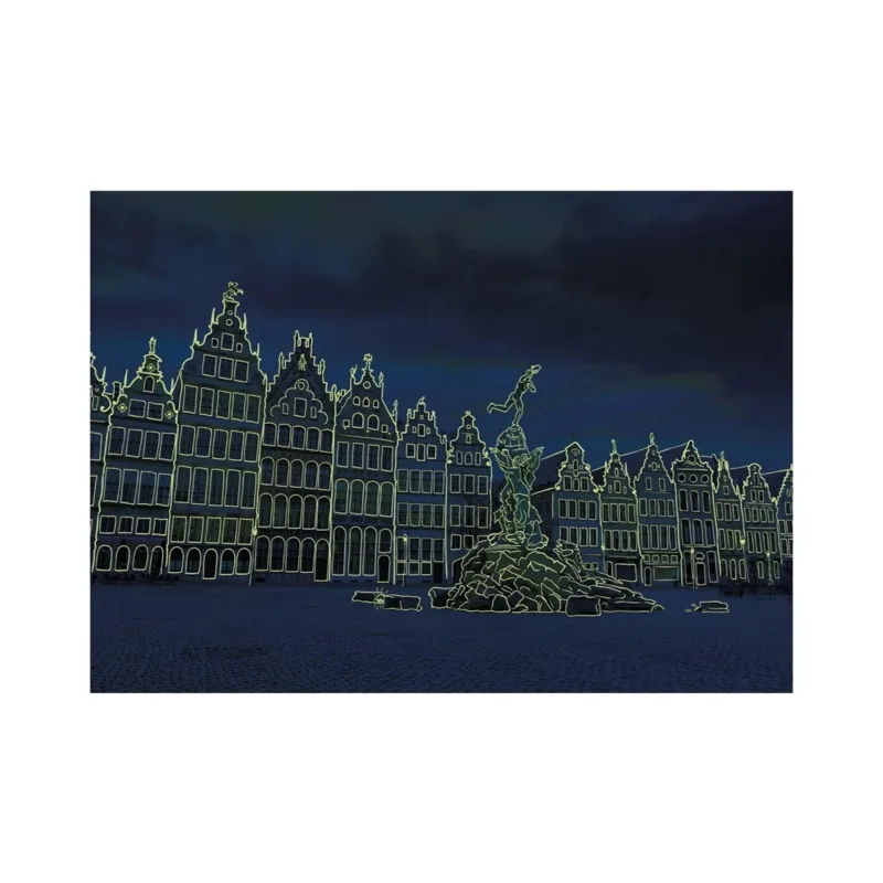 Storm Over Antwerp - Puzzle Neon