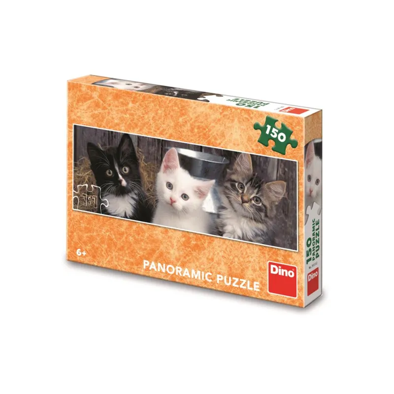 XXL Teile - Panorama-Puzzle - Three Kittens