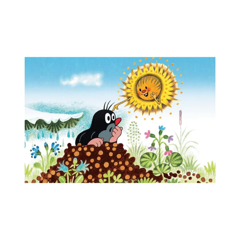 Mini-Puzzle - Der kleine Maulwurf : In der Sonne