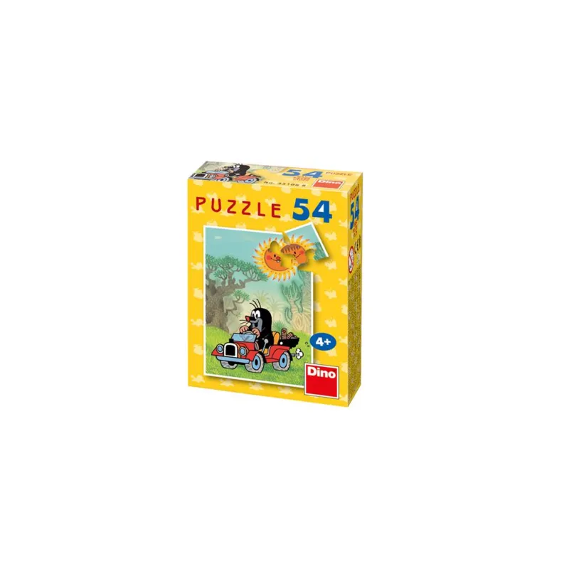 Mini-Puzzle - Der kleine Maulwurf: Rotes Auto