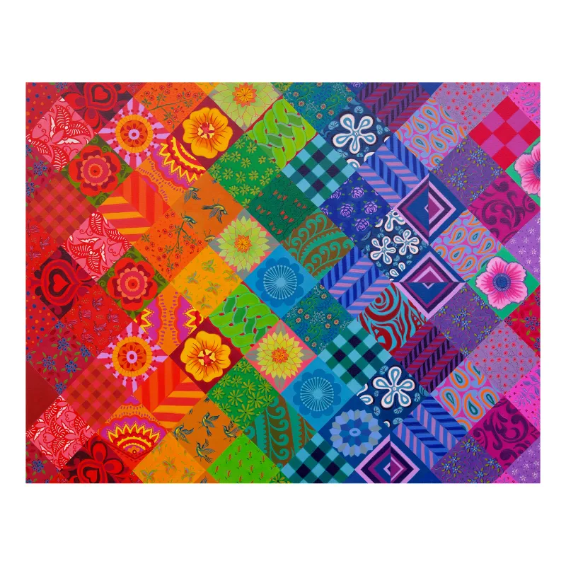 Regenbogen-Patchwork