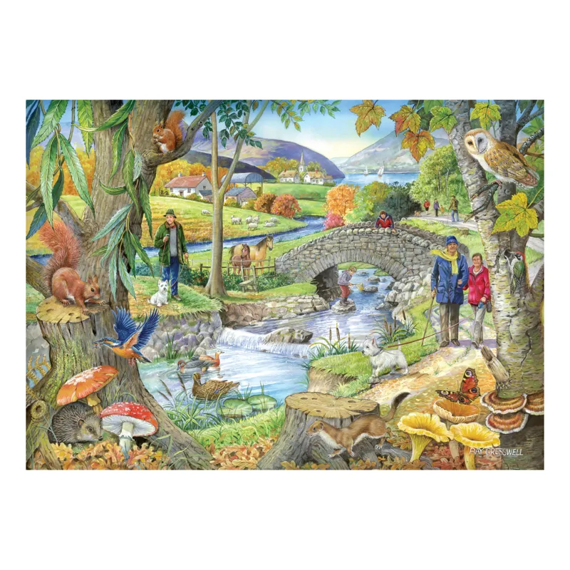 XXL Teile - Spaziergang am Fluss