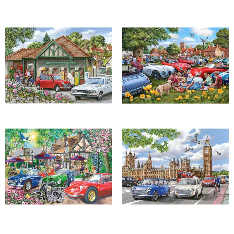 4 Puzzles - Ein schöner Tag für einen Ausflug