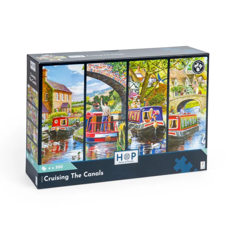 4 Puzzles - Auf dem Kanal