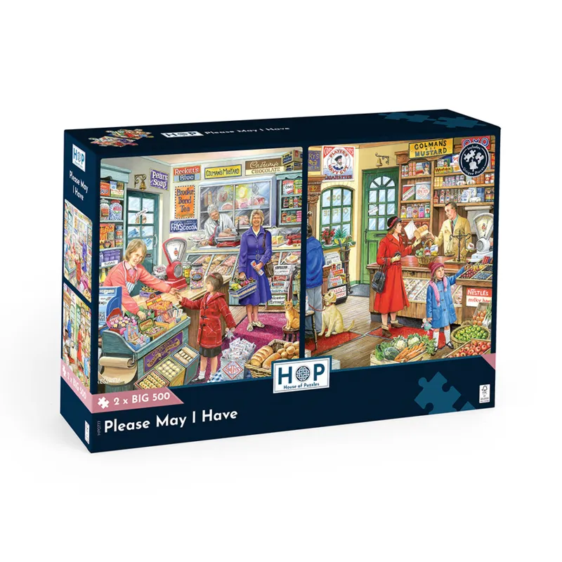 2 Puzzles - XXL Teile - Please May I Have