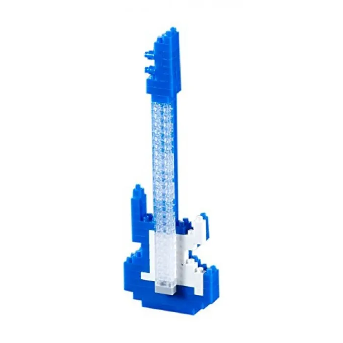 Nano 3D Puzzle - E Gitarre blau (Level 1)