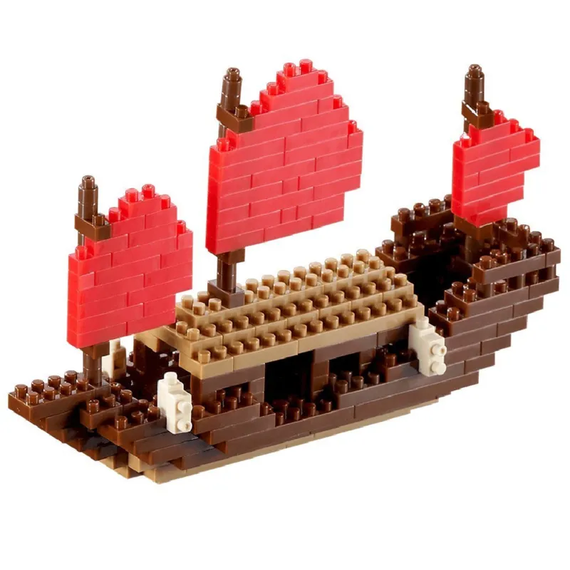 Nano 3D Puzzle - Drachenboot (Level 3)