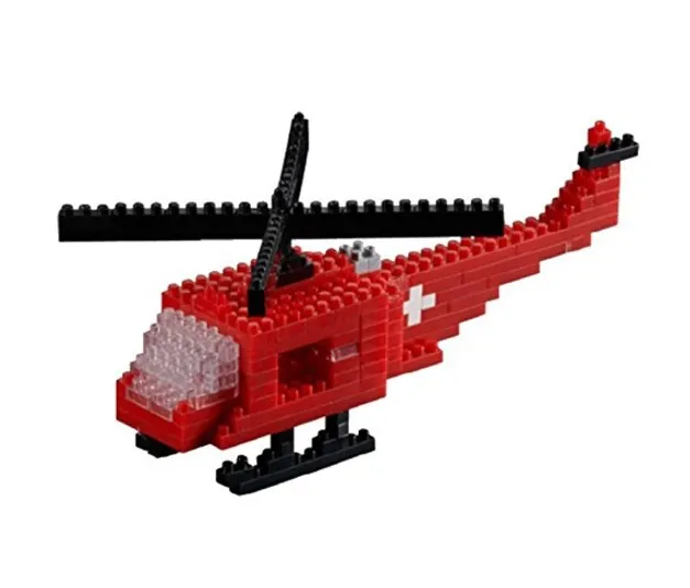 Nano 3D Puzzle - Swiss Helicopter (Level 3)