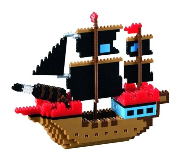 Nano 3D Puzzle - Piratenschiff (Level 4)