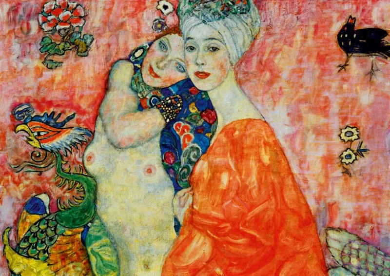 Gustave Klimt - The Women Friends, 1917