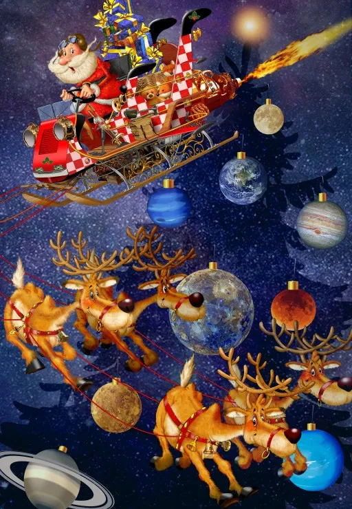 Santa Claus is arriving!