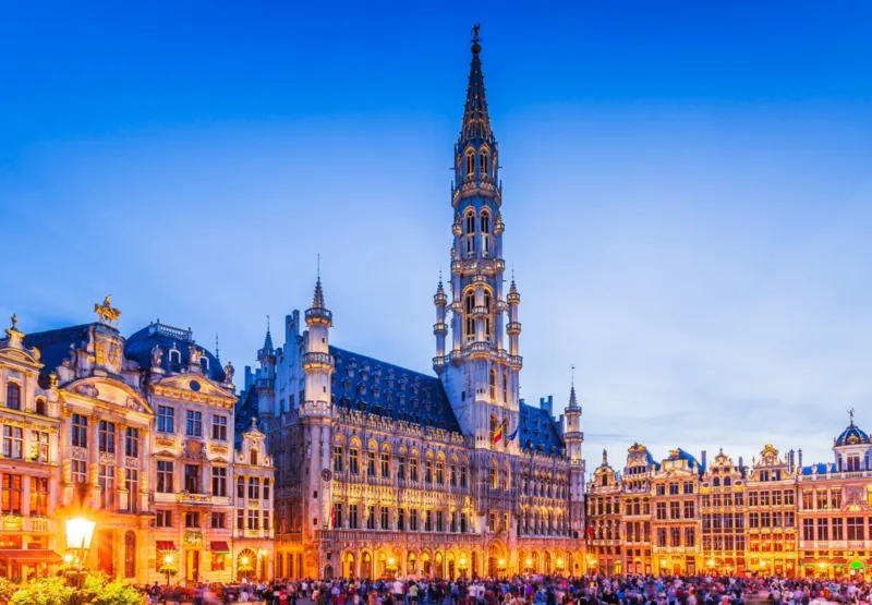 La Place du Marché, Bruxelles, Belgique
