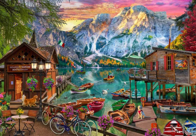 Lago Di Braies, Italien