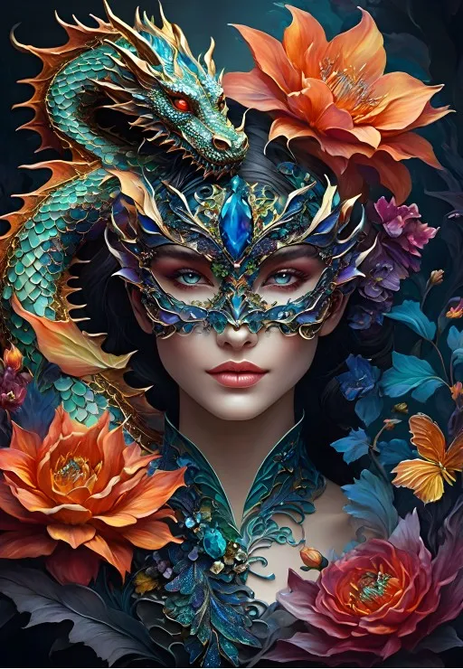 Lady with a Dragon