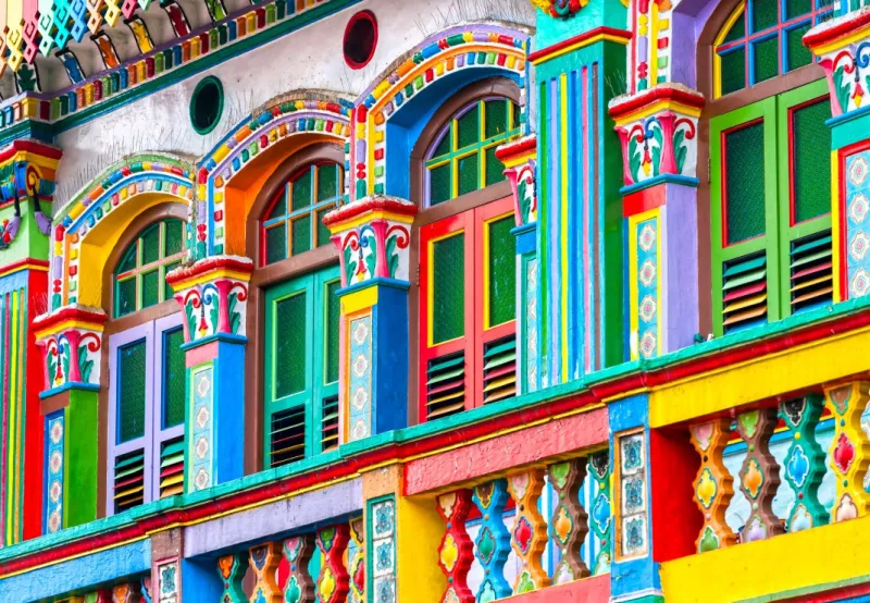 Bunte Fassade, Singapur