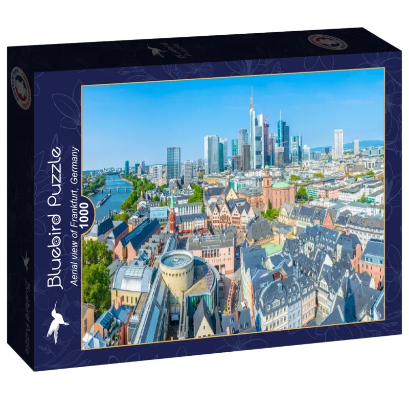 Luftaufnahme von Frankfurt, Deutschland