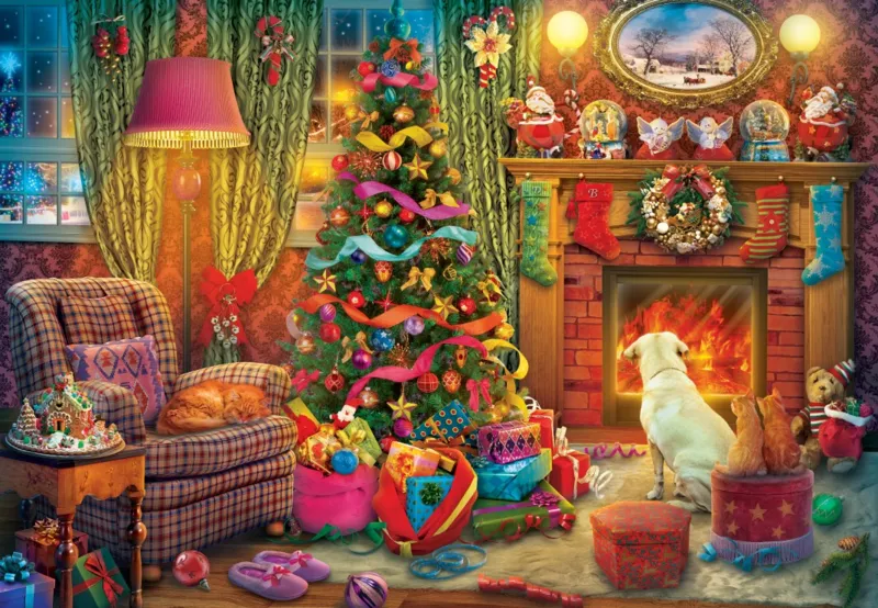 Gemütliches Weihnachtsleben