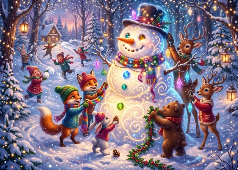 Der Magische Schneemann