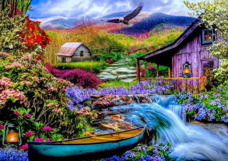 Heaven on Earth in the Mountains