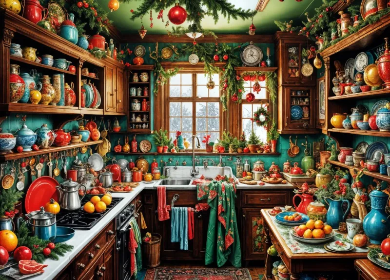 Weihnachtliche Küchen-Nostalgie