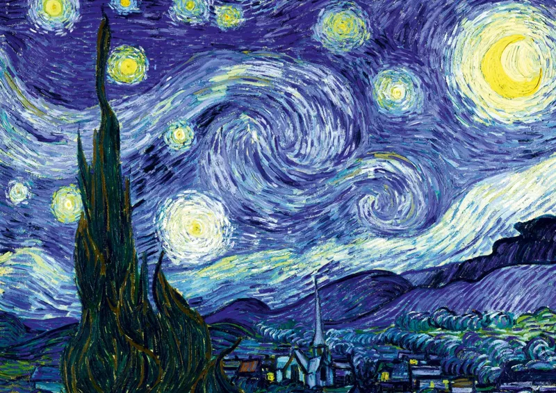 Vincent Van Gogh - The Starry Night, 1889