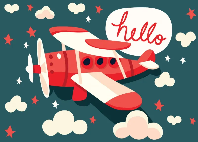 Hello in the Sky