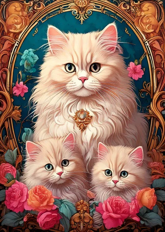 Katzen-Trio
