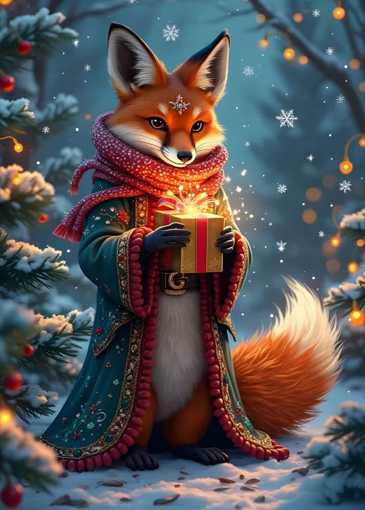 Das Weihnachtsgeschenk des Fuchses