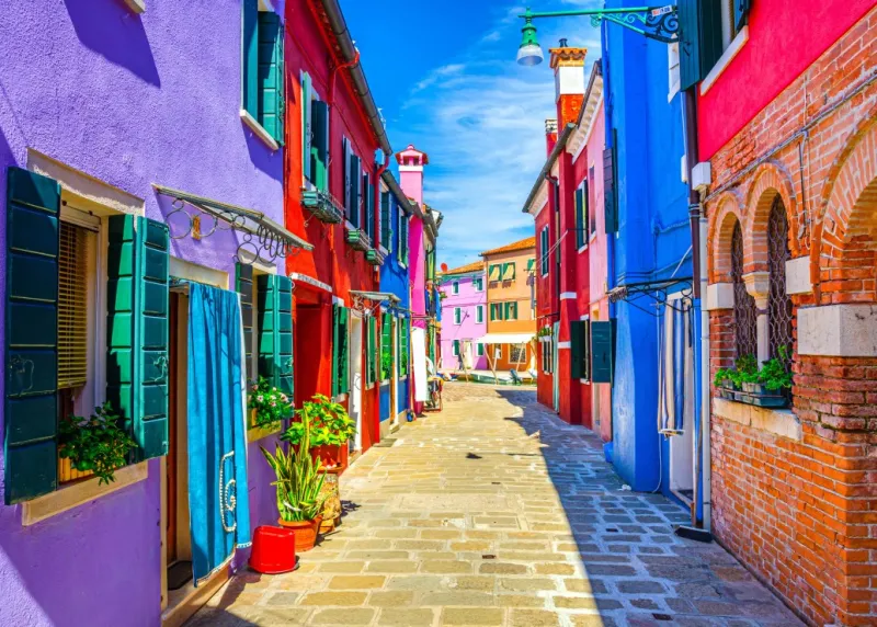 Bunte Häuser - Burano