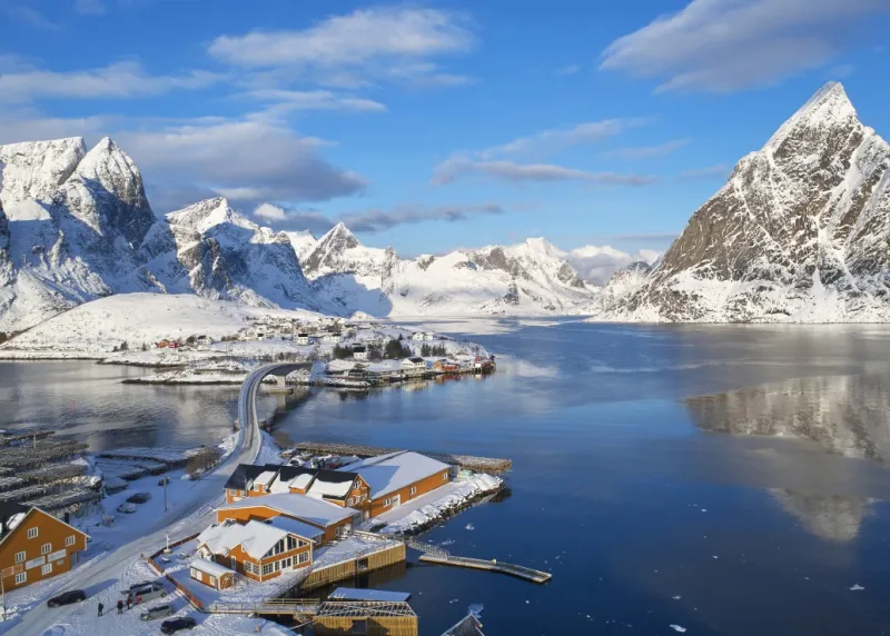 Fjord - Archipel der Lofoten