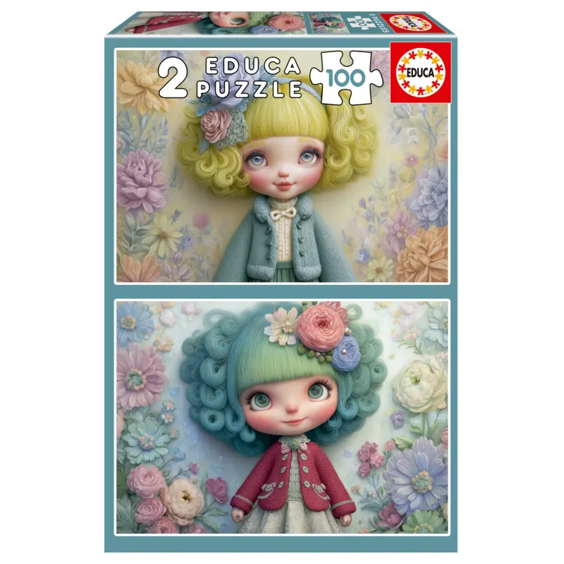 2 Puzzles - Flower Girls