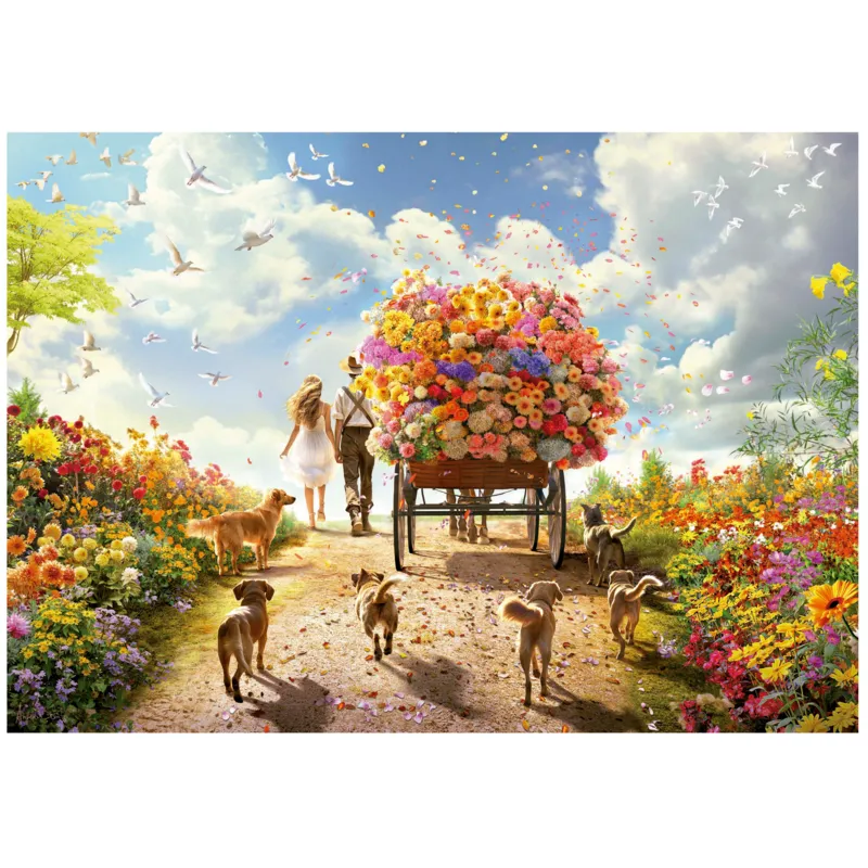 Carrying Flowers