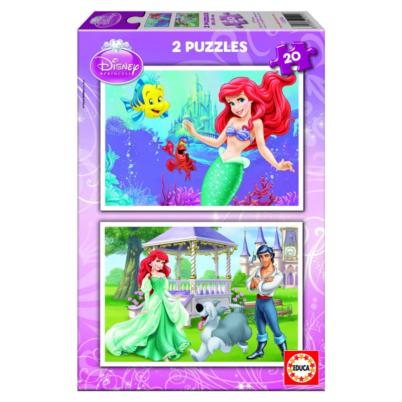 Puzzleset - Disney Prinzessinnen: Arielle, die kleine Meerjungfrau