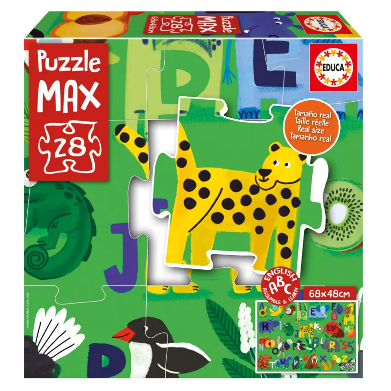 XXL Teile - Puzzle Alphabet - Natura
