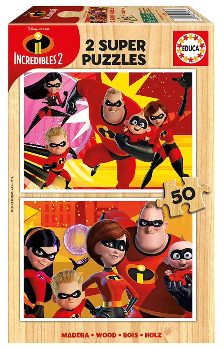 Holzpuzzle - Incredibles 2